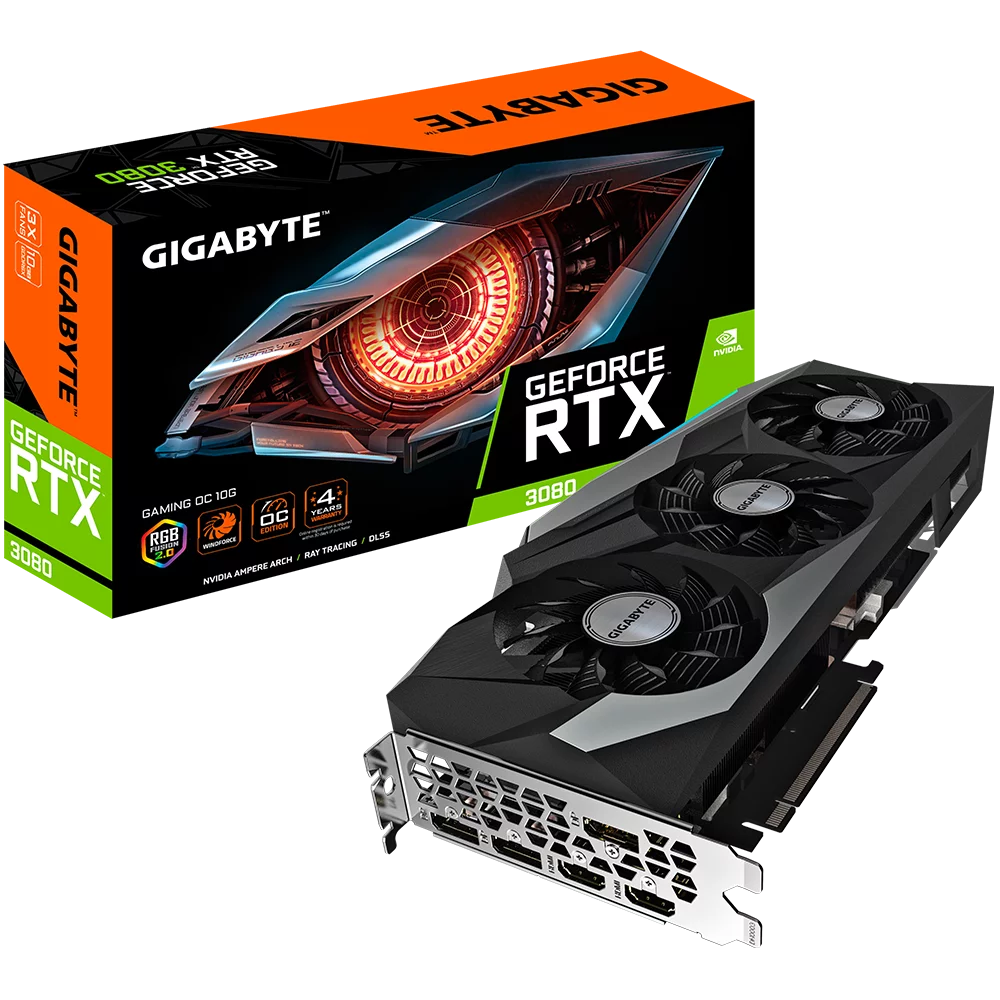 GIGABYTE GeForce RTX? 3080 Gaming OC 10G Graphic Card - Curated Treasures Market