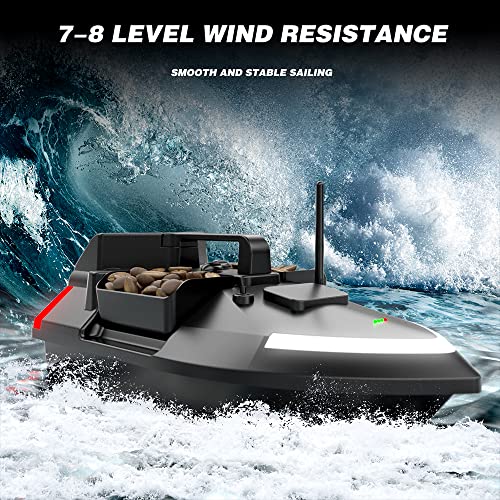 doorslay RC Bait Boat for Fishing, GPS Fishing Bait Boat, 500M Remote Control Dual Motor Fish Finder