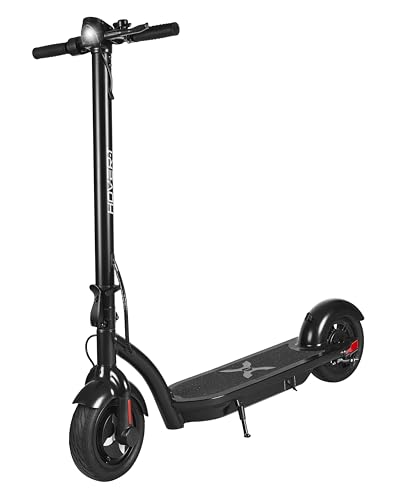 Hover-1 Alpha 2.0 Foldable Electric Scooter with 450W Brushless Motor, 18 mph Max Speed, 10” Air-Filled Tires and 12 Mile Range