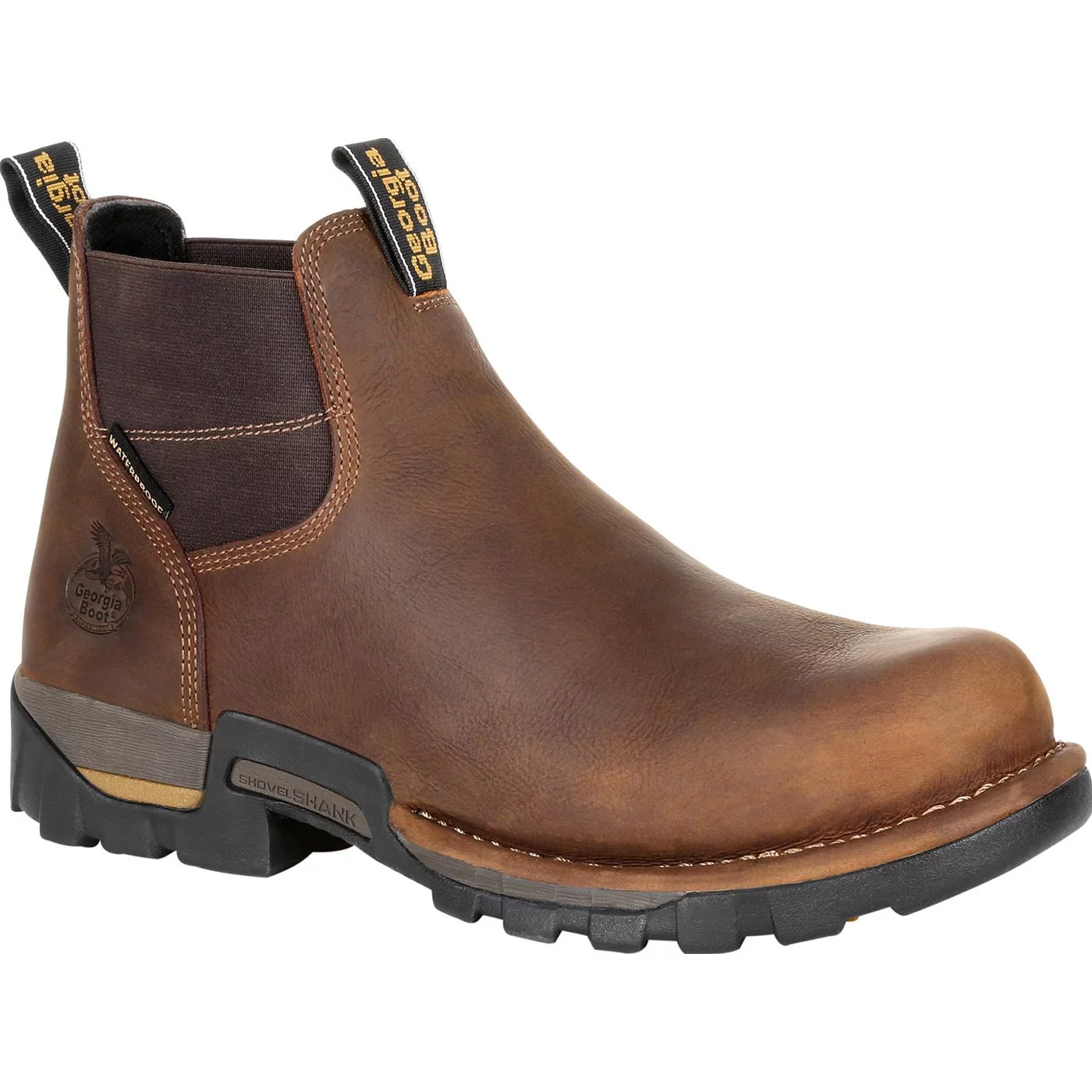 Georgia Boot Eagle One Steel Toe Waterproof Chelsea Work Boot Size 12(W)