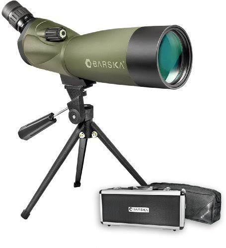 Barska Blackhawk 20-60x60 Angled Spotting Scope with Tripod, Soft Carrying Case