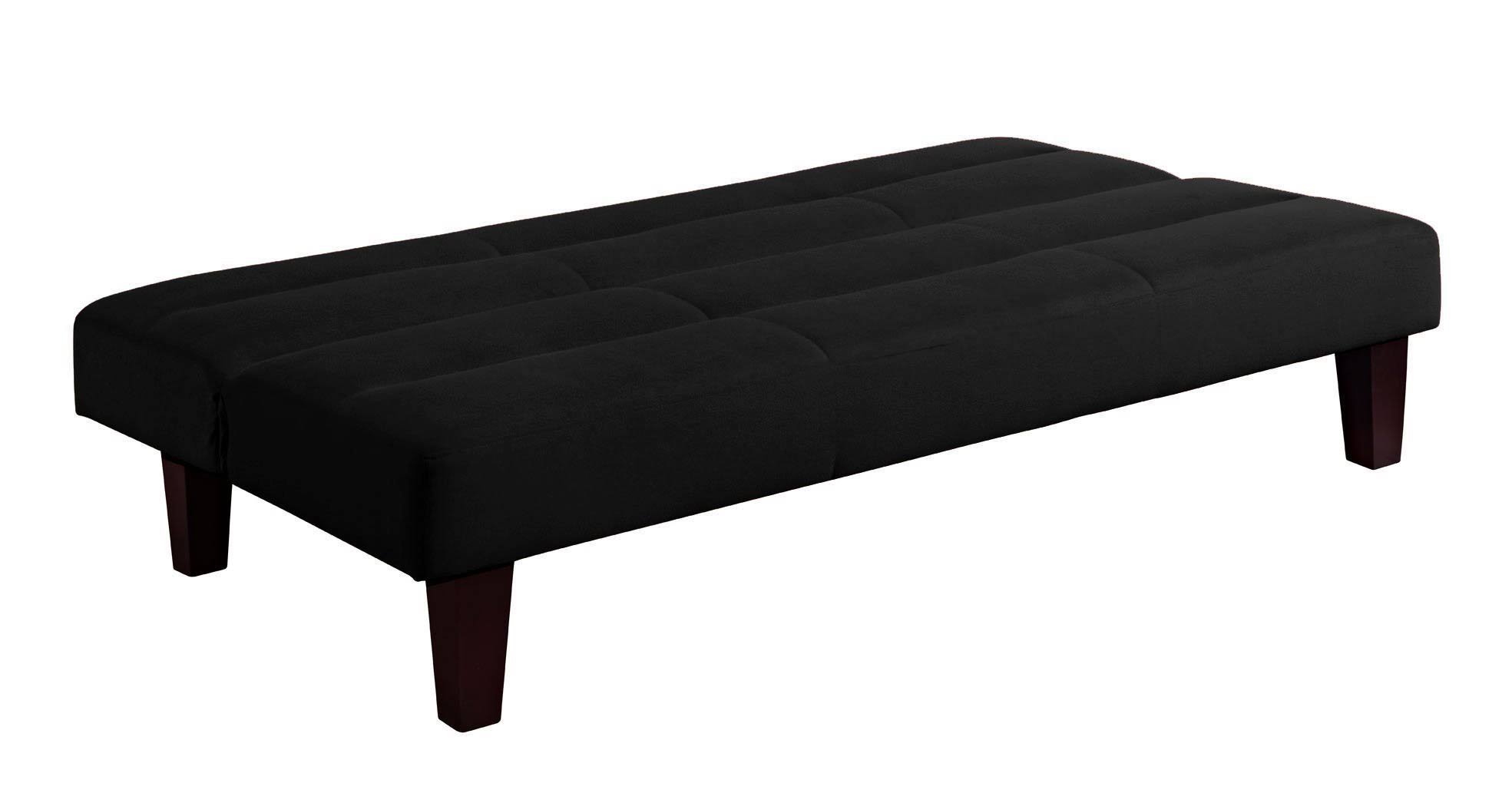 Kebo Microfiber Futon - Color: Black