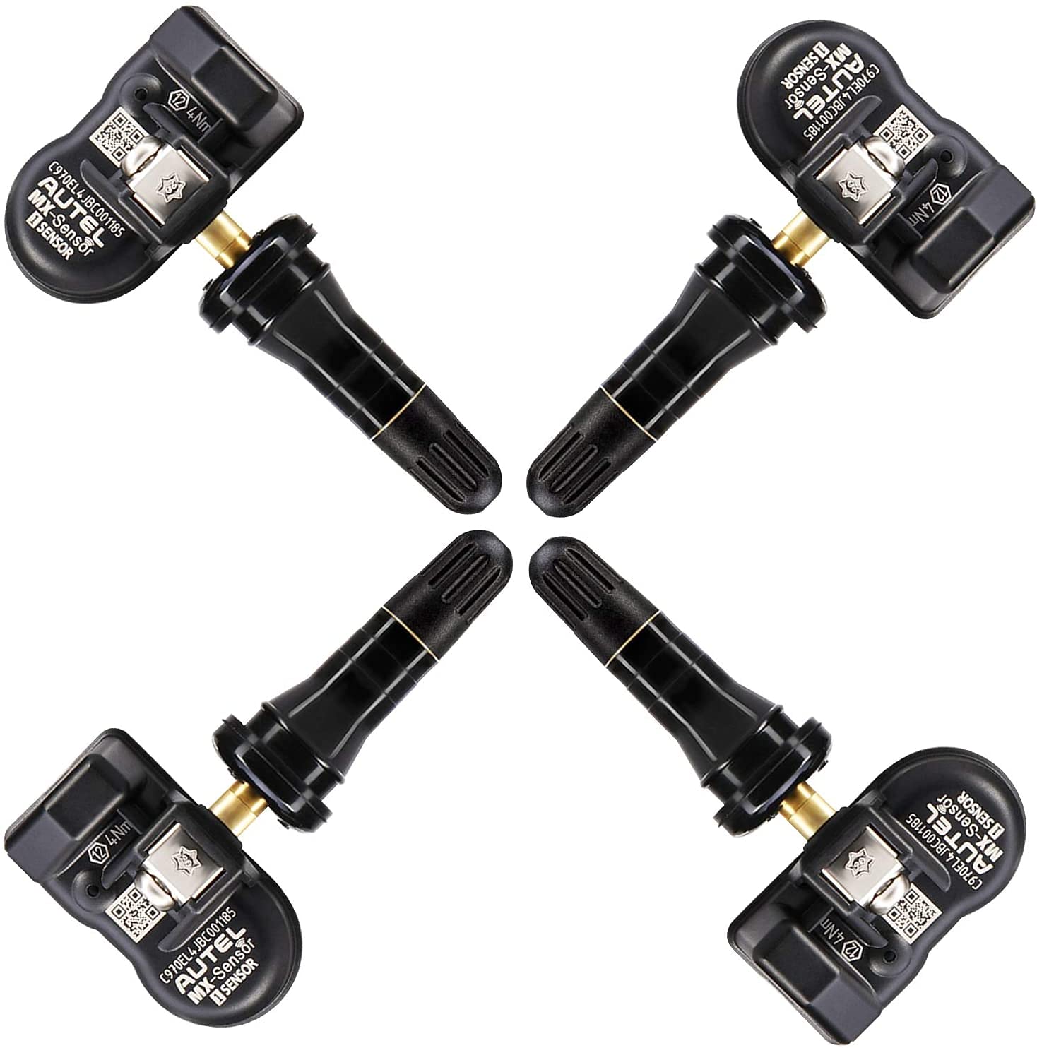 Autel TPMS Sensor MX-Sensor TPS218-315MHz+433MHz 2 in 1 Dual Frequency Replaced OEM Tire Pressure Sensor Universal Programmable Screw-in Sensor Sets