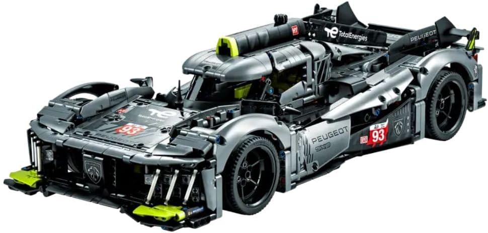 LEGO 42156 Technic PEUGEOT 9X8 24H Le Mans Hybrid Hypercar, Race Car Model Kit For Adults to Build, Christmas Activity, Gifts for Men, Women