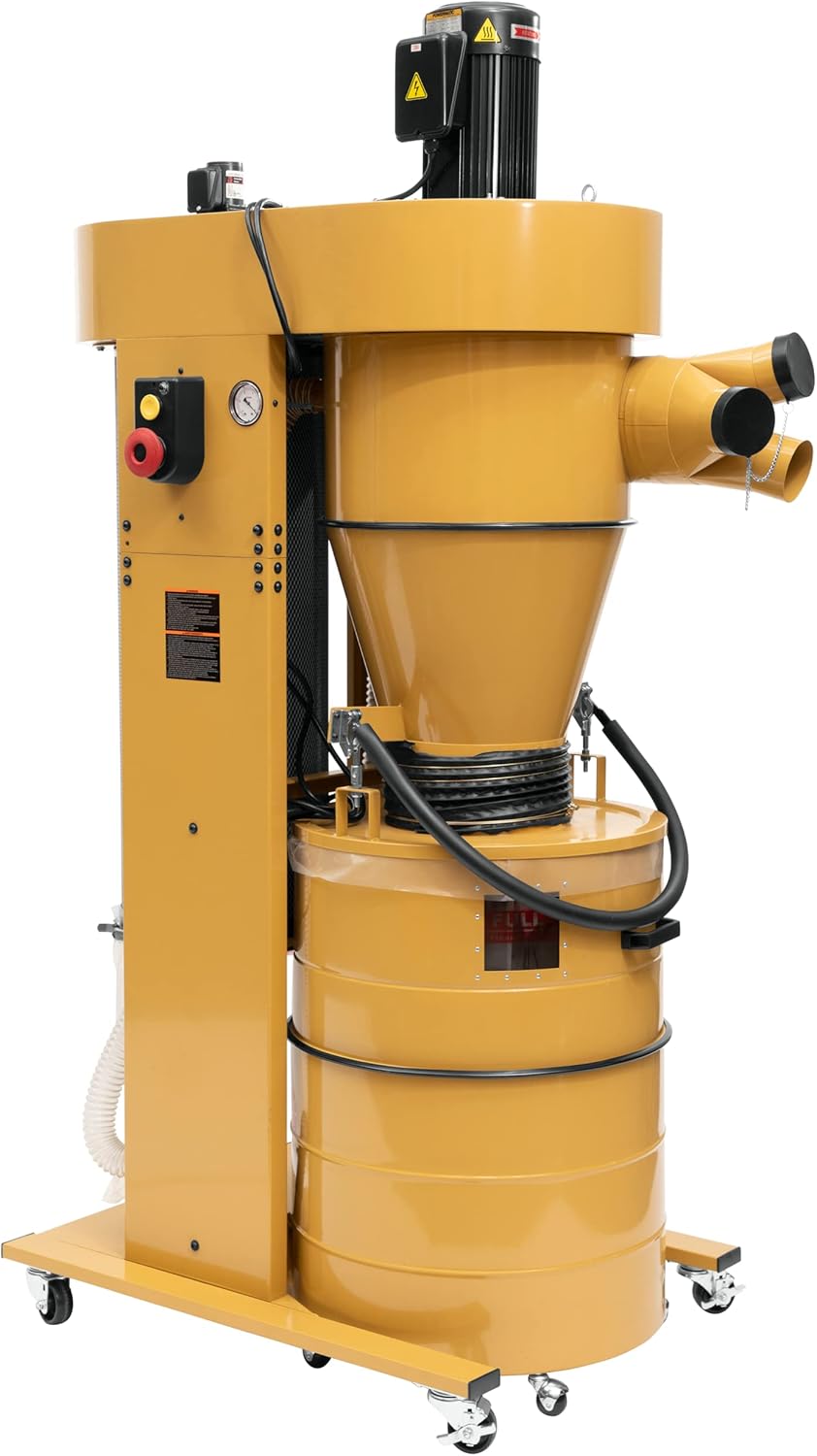 Powermatic Cyclone Dust Collector, 1-Micron HEPA Filter, 3 HP, 1Ph 230V (Model PM2200HK)