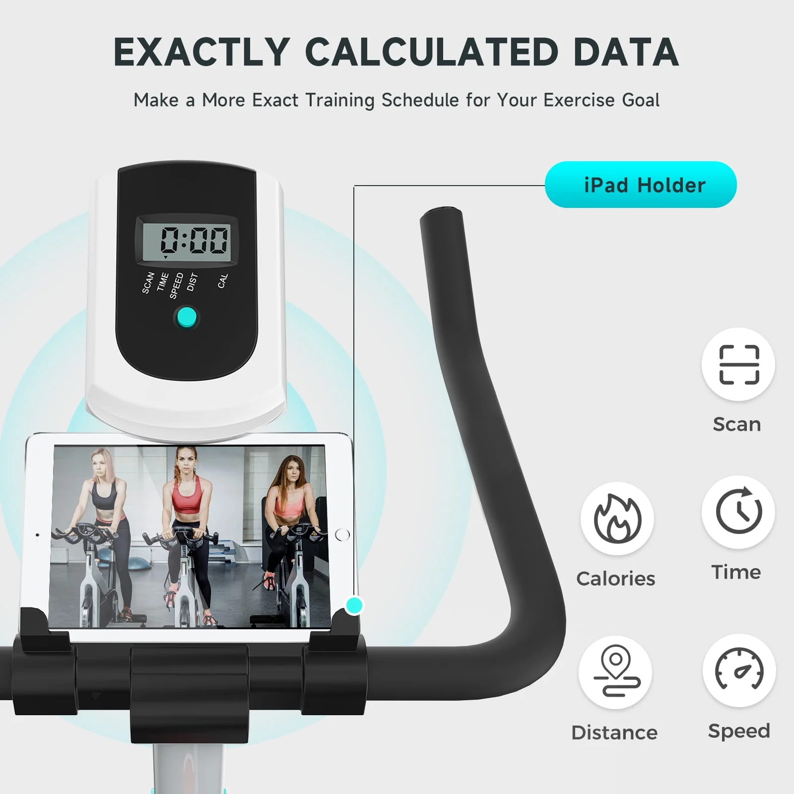 Pooboo Indoor Cycling Exercise Bikes Stationary Fitness Cycle Upright Cycling Belt Drive for Home Cardio Workout 35 Lbs Flywheel 350lb