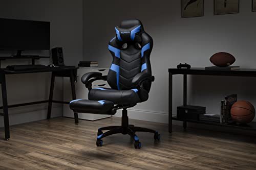 RESPAWN 110 Pro Gaming Chair - Gaming Chair with Footrest, Reclining Gaming Chair, Video Gaming Computer Desk Chair, Adjustable Desk Chair