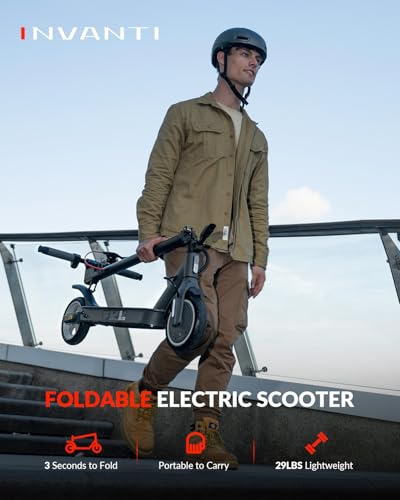 E30 Electric Scooter with Smart APP, 19.9 Miles Range & 18 MPH, 350W Motor, 8.5" Solid Tires, Rear Suspension and Turn Signals