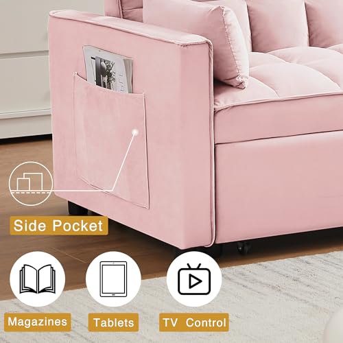 3 in 1 Convertible Sleeper Sofa Bed