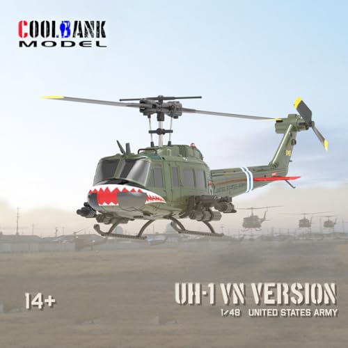 RC ERA C032 UH-1 Huey RC Helicopter with 3D Inverted Flight & 6-Axis Gyro Stabilization