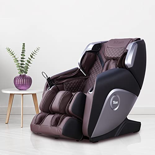 Titan Osaki 3D Elite | Brown | Full Body Massage Chair | Zero Gravity Function | Multiple Massage Techniques| Intelligent Voice Control | Specialized