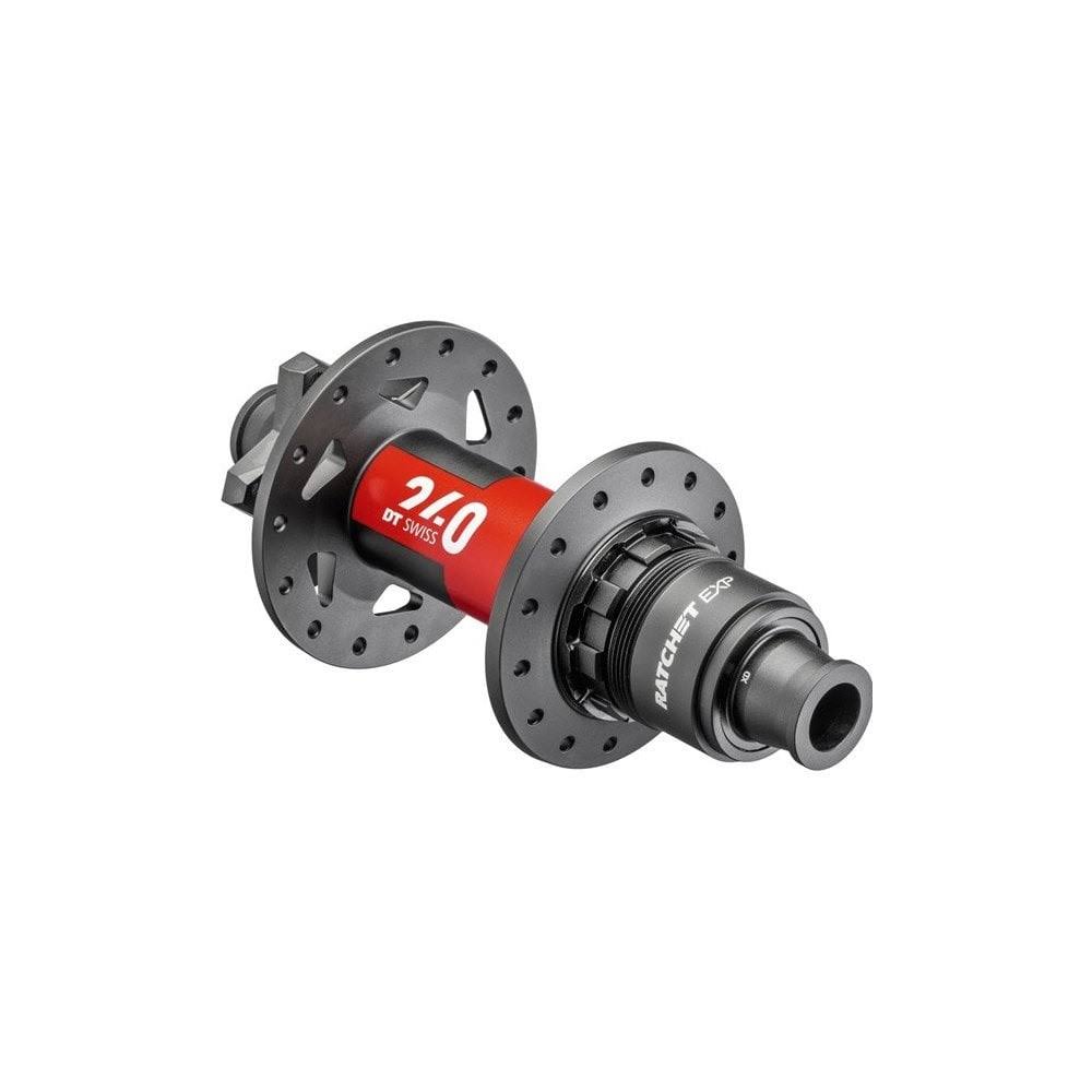 DT Swiss 240 Front Hub - 15 x 110mm - 6-Bolt - Black/Red