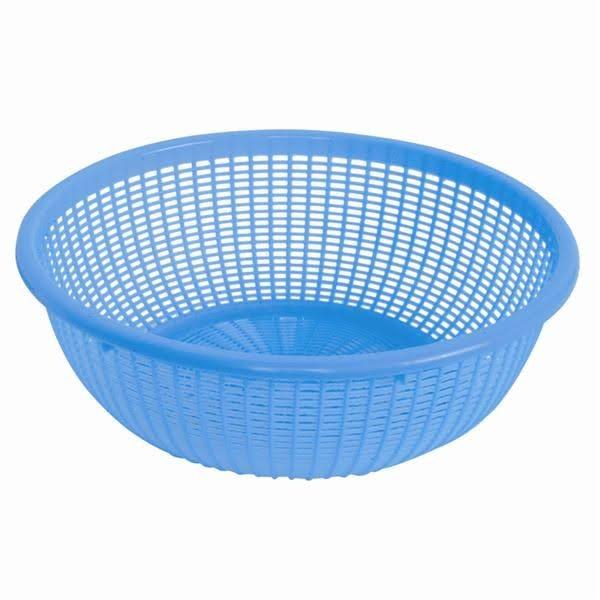 9 inch Colander, Plastic, Red,Pack of 24, Blue