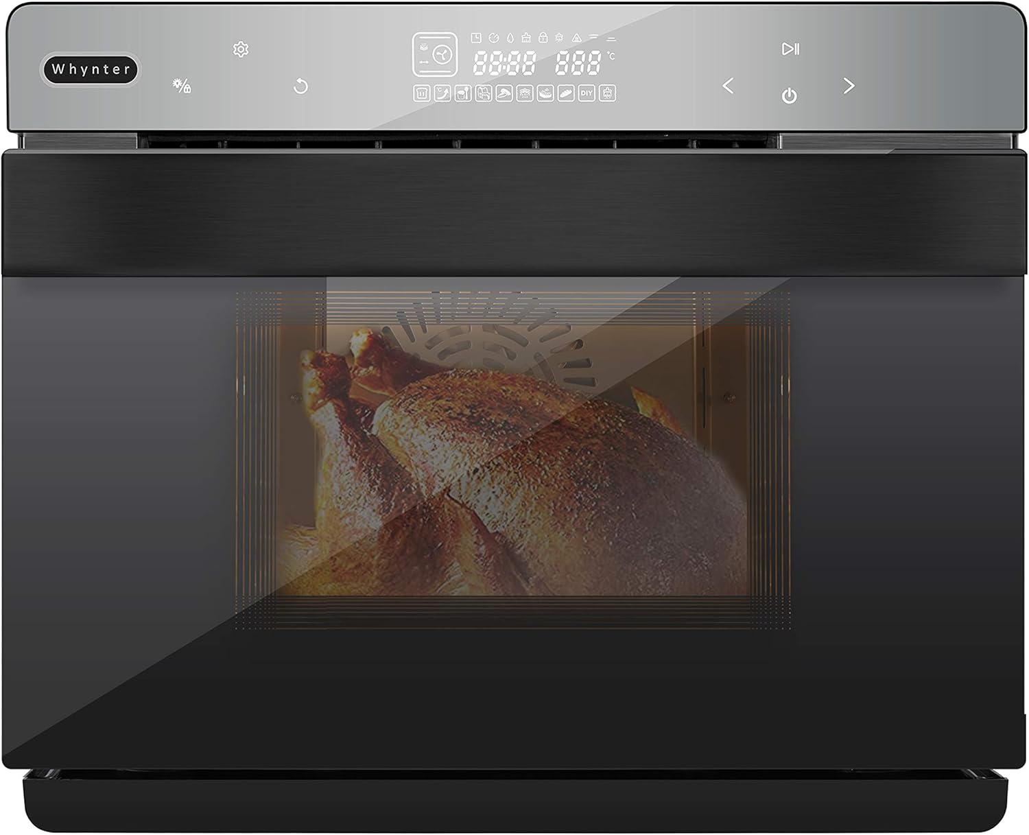 Whynter TSO-488GB Grande 40 Quart Capacity Counter-Top Multi-Function Convection Steam Oven, Black Stainless Steel