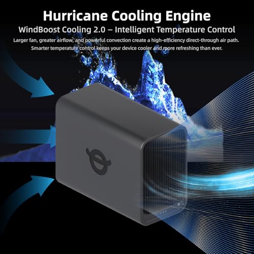 Yxk IRONCOW Zero1 2-Bay Desktop NAS, Quad-Core CPU NAS Storage with 2.5GbE Port, AI Album Private Cloud Data Storage for Home Office