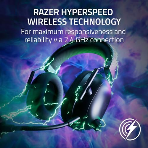 Razer BlackShark V2 Pro Wireless Xbox Gaming Headset: 50mm Drivers - Super Wideband Mic - Noise Isolating Earcups - for Xbox, PS5, Nintendo Switch 2