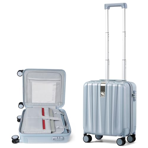 Hanke 29 Inch Luggage Suitcases With Spinner Wheels Lightweight PC hardside Rolling Suitcase With Travel Lock, Checked-Large 29-Inch(Blackish Green)