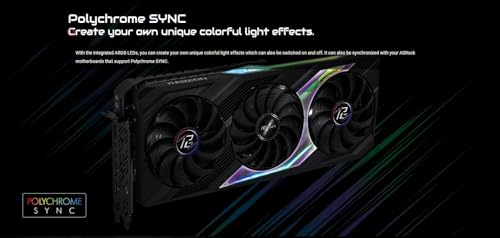 ASRock AMD Radeon RX 7700 XT Challenger 12GB GDDR6 192-bit 0dB Silent Cooling 7680 x 4320 DisplayPort HDMI LED Indicator 18Gbps Dual Fan Graphics Card
