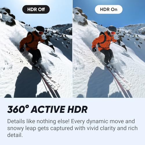 Insta360 X4 Standard Bundle - Waterproof 8K 360 Action Camera, 4K Wide-Angle Video, Invisible Selfie Stick Effect, Removable Lens Guards
