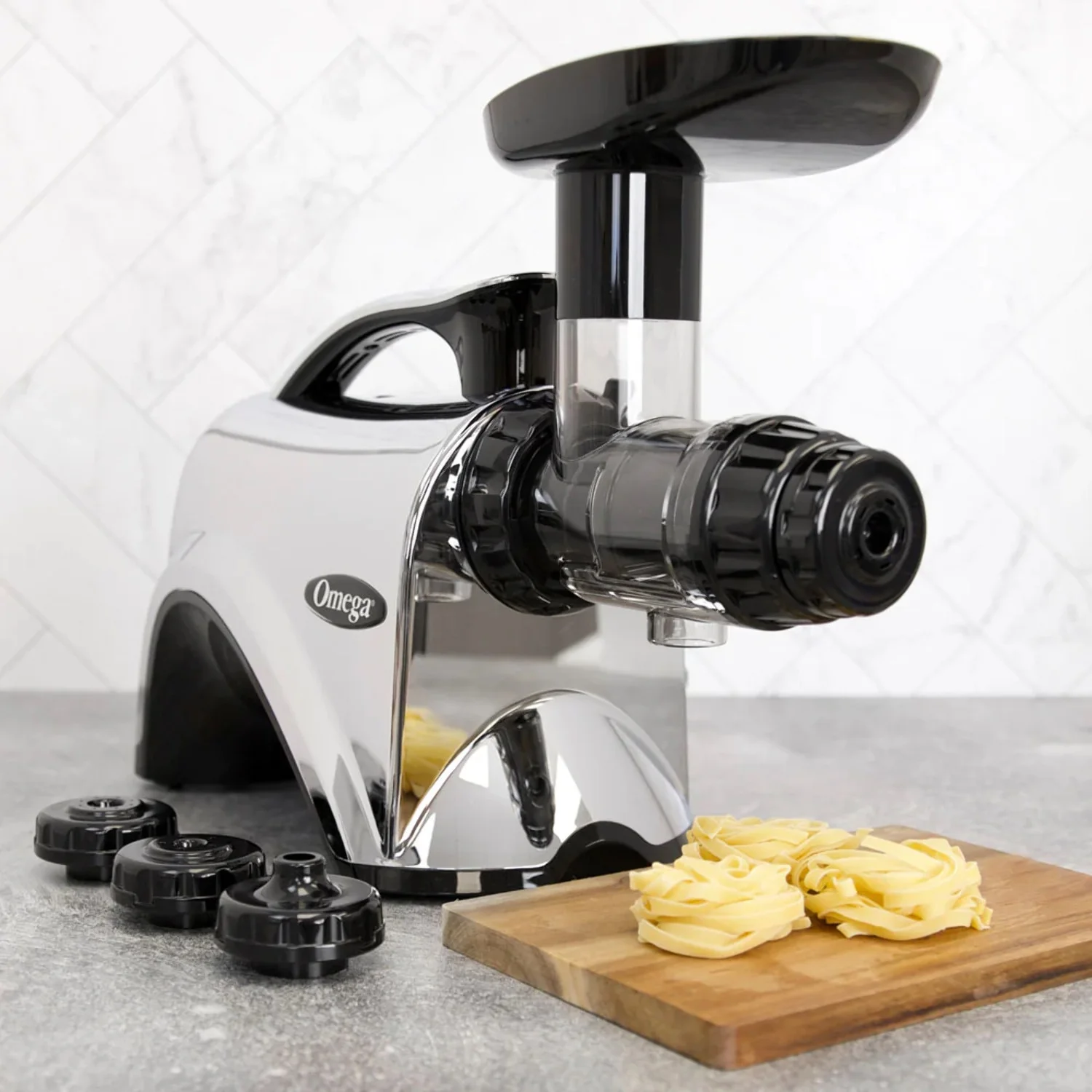 Omega NC900HDC Cold Press Juicer Machine, Vegetable and Fruit Juice Extractor and Nutrition System