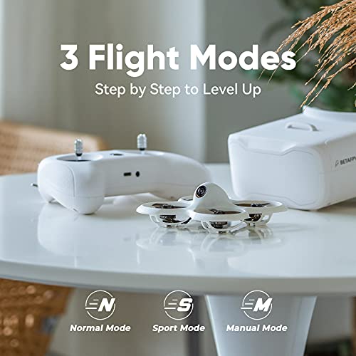 BETAFPV Cetus Pro FPV Drone Kit with 3 Flight Modes Altitude Hold Emergency Landing Self Protection Turtle Mode with Radio Transmitter Goggles for