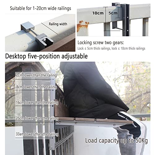 Balcony Bar Table For Railings,Balcony Hanging Table,balcony Table,Outdoor Hanging Rail Tables For Deck,Balcony Railing Hanging Table