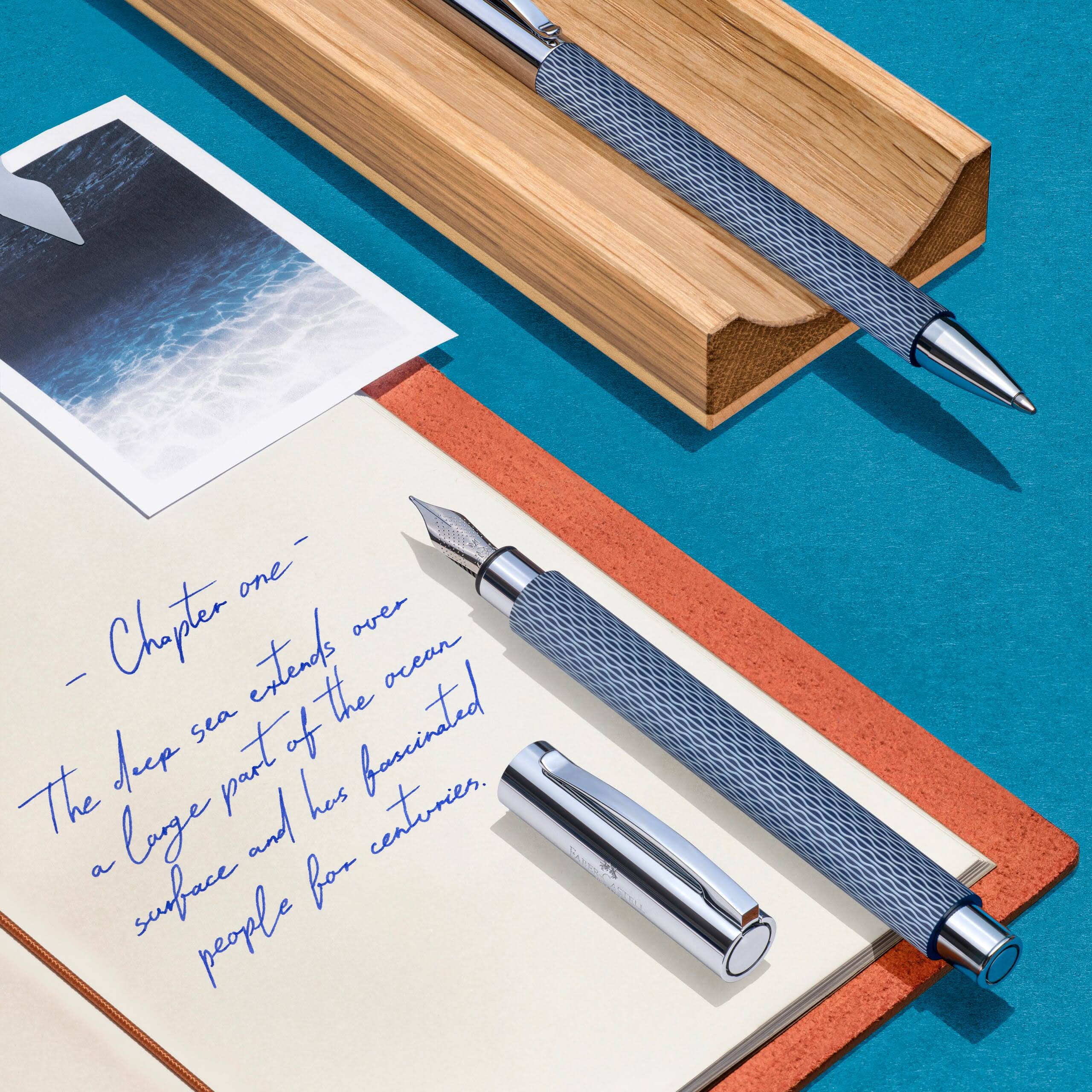Faber Castell Ambition OpArt Deep Water Ballpoint Pen