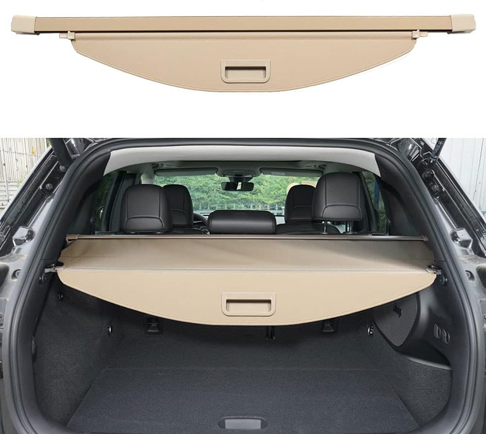 BOPARAUTO Cargo Cover for Jeep Cherokee Accessories 2019 2020 2021 Rear Trunk Shade Cover Pack of 2