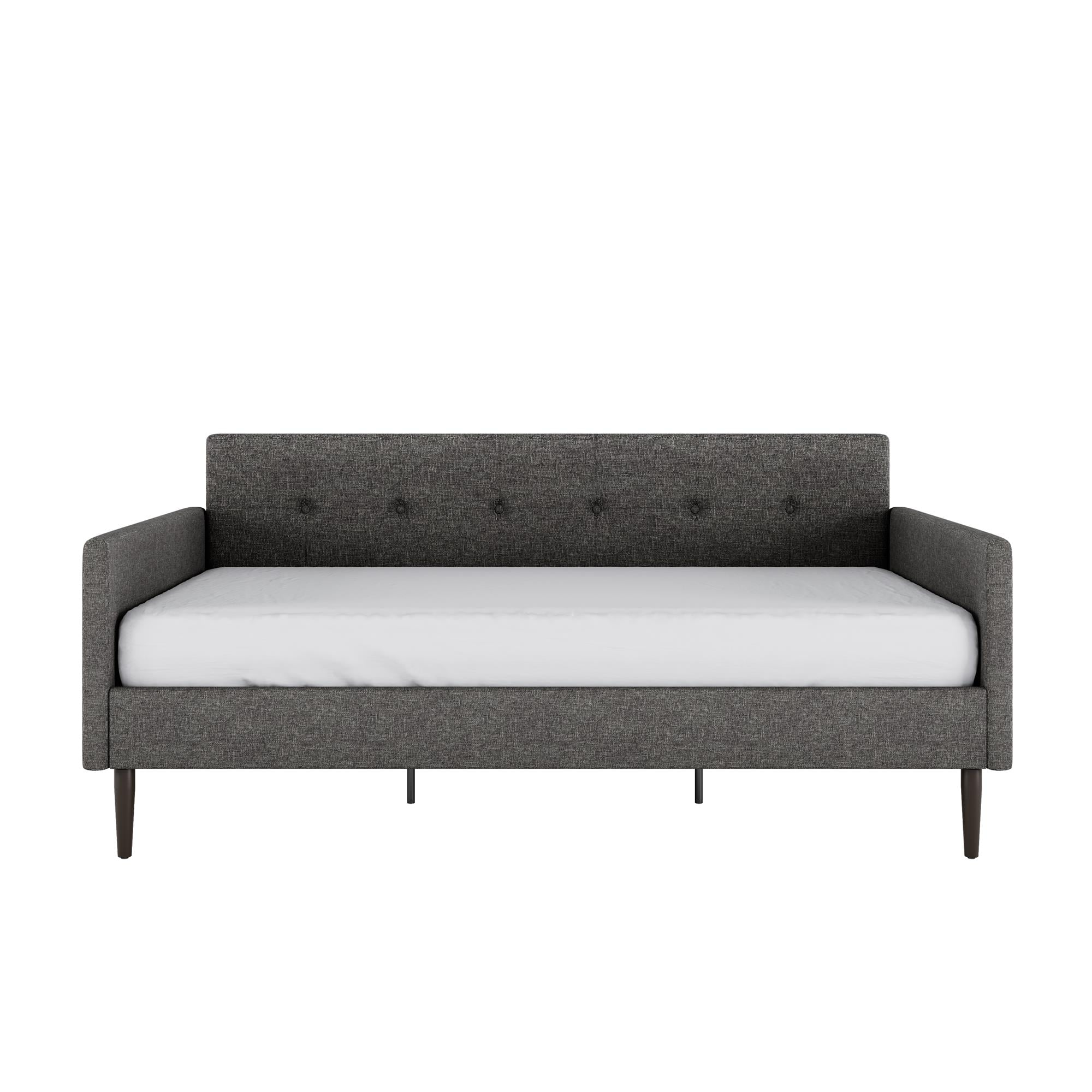 Queer Eye Wimberly Upholstered Daybed, Twin Size, Gray Linen