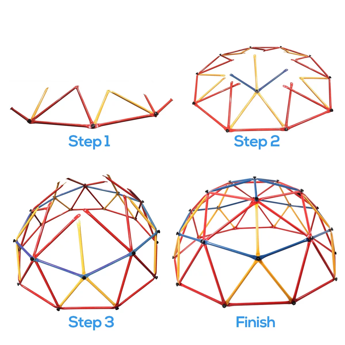 Veryke Climbing Dome, Climber Play Center, Kids Dome Climber Play Structures, Multiple Kids Jungle Gym Climbing Structure