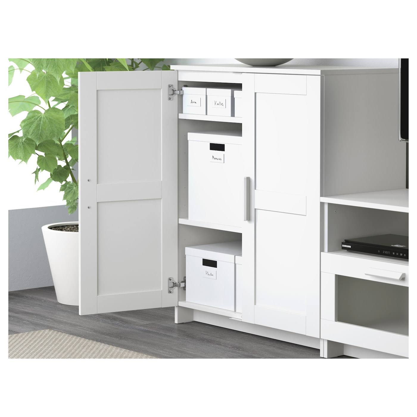 IKEA - BRIMNES Cabinet with Doors, White, 30 3/4x37 3/8 40300662