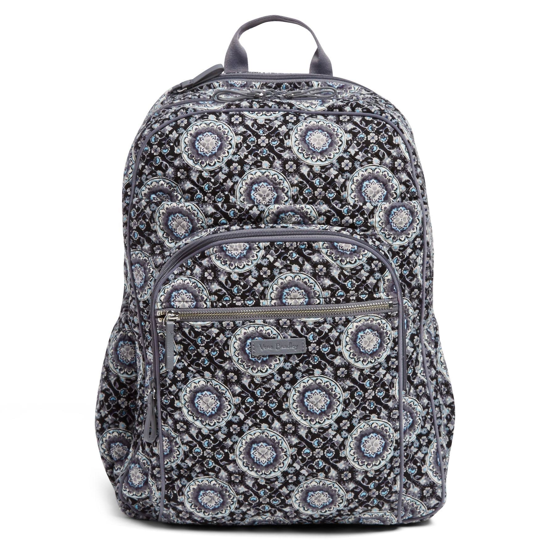 Vera Bradley Iconic XL Campus Backpack, Gray