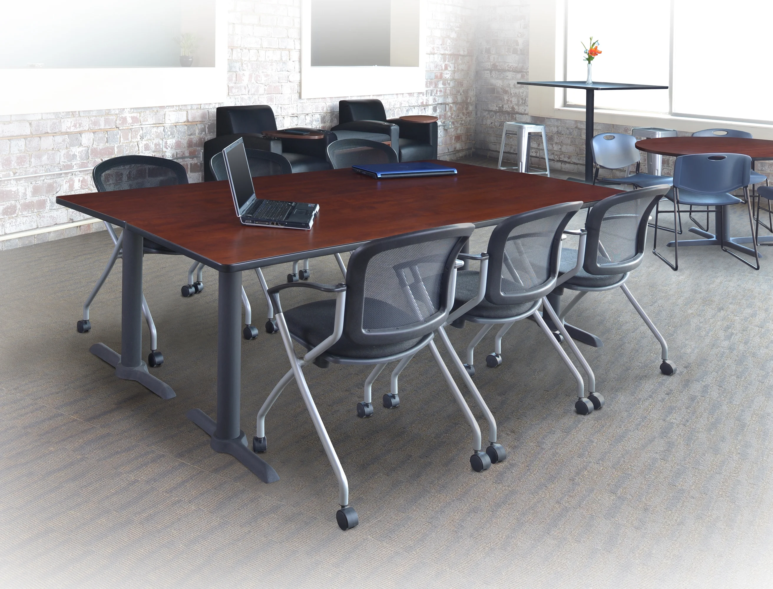 Etta Nesting Chair (4 pack)- Black
