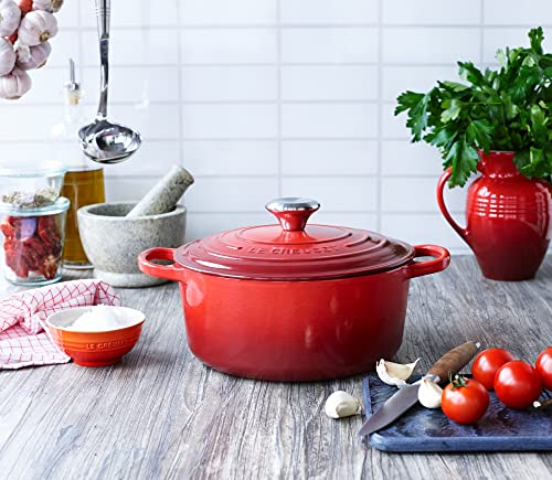 Le Creuset Enameled Cast Iron Signature Round Dutch Oven - Smart Home Appliances