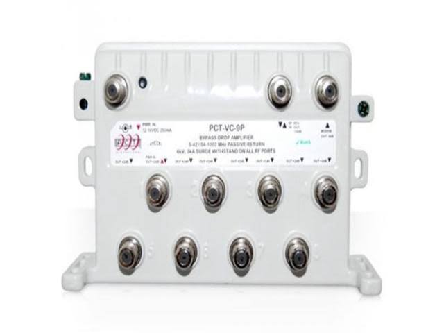 8-Port Bi-Directional Cable TV HDTV Amplifier Splitter Signal Booster