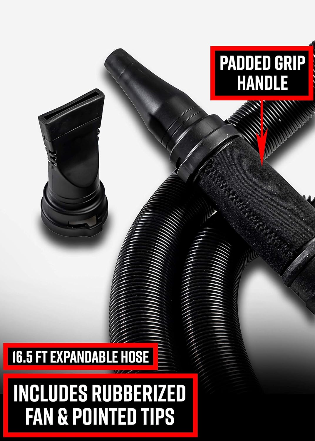 Adam's Air Cannon Jr. - High Powered Filtered Car Wash Blower | Dry Before Car Cleaning, Car Detailing, Car Wax