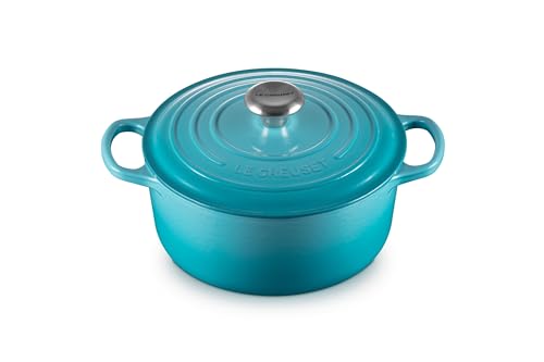 Le Creuset Enameled Cast Iron Signature Round Dutch Oven, 5.5 qt., Cerise