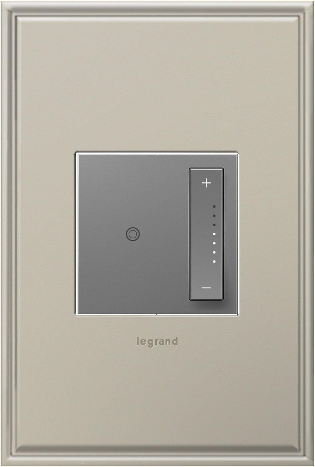 Legrand adorne700W sofTap Tru-Universal Wi-Fi Ready Master Dimmer, (Incandescent, Halogen, MLV, Fluorescent, ELV, CFL, LED), Magnesium Finsh