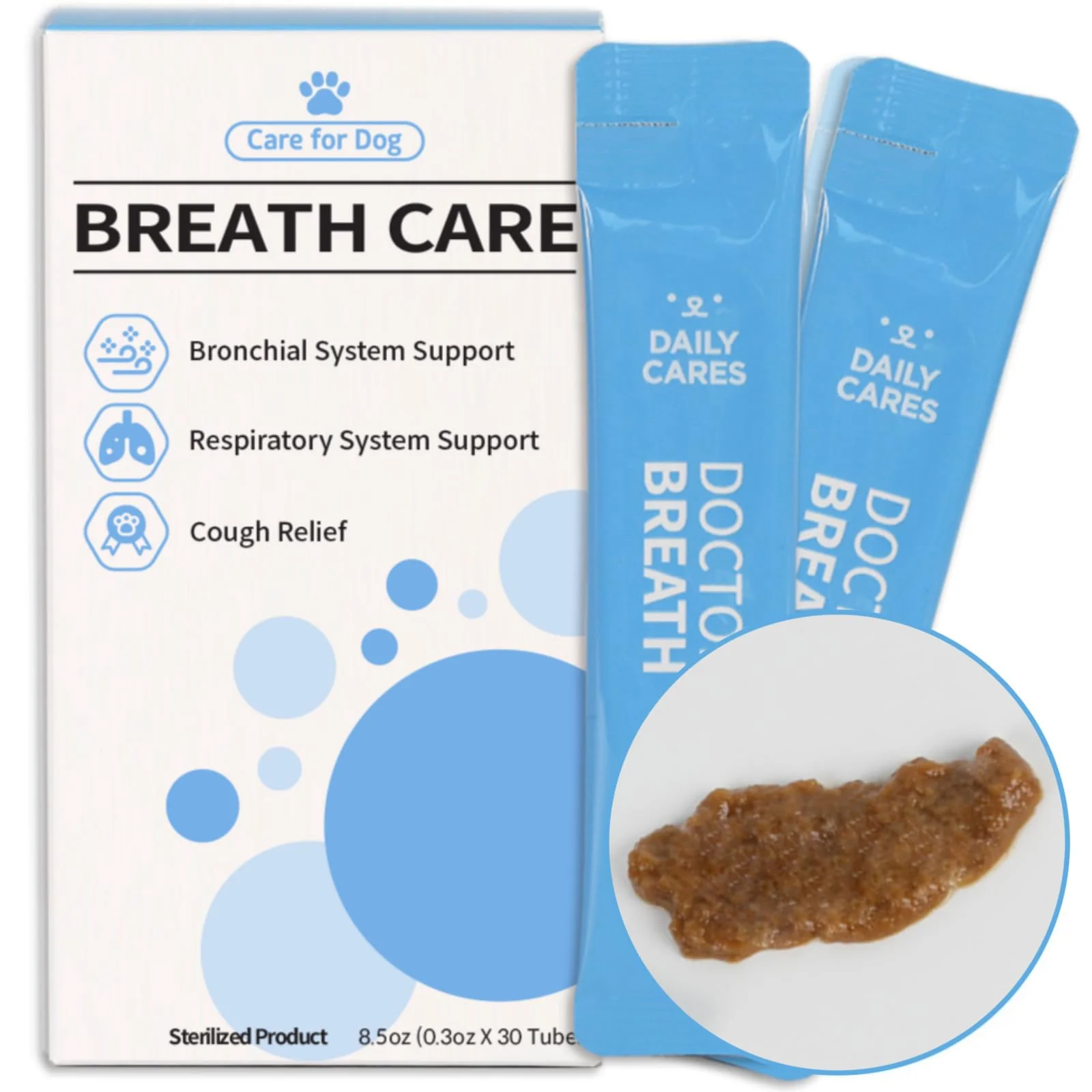 Doctor By Breath Bronchial Supplements for Dogs - Dog Cough Relief - for Dry, Wet & Barkly Pet Cough (1 Pack) - Kansas Nuitrition - HNZSDS