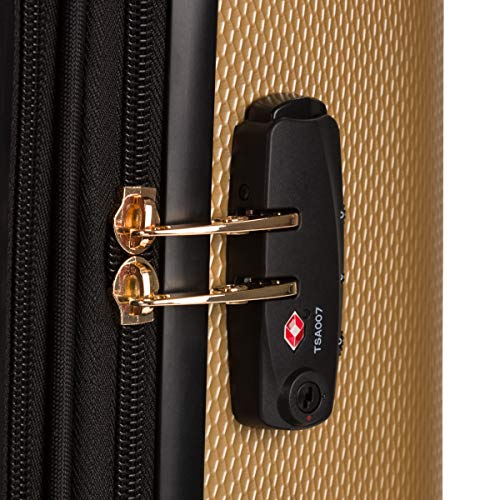 SwissGear 7272 Energie Expandable Hardside Luggage with Spinner Wheels and TSA Lock, Gunmetal, Carry-On 19-Inch