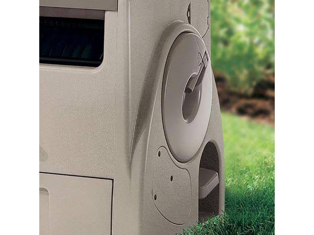 Suncast 100& Auto Power Rewind Hose Reel, Gray