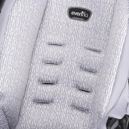 Evenflo LiteMax 35 Infant Car Seat (River Stone), Lightweight, Extended Use, Belt Lock-Off, Ergonomic Handle