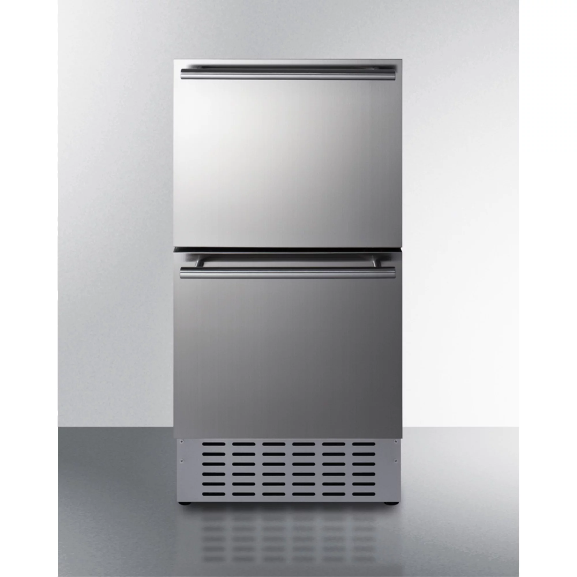 Summit Adrd18h34 18" Wide 3.4 Cu. Ft. Refrigerator Drawer - Stainless Steel