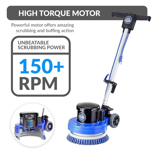 Prolux Core 13 inch Electric Floor Buffer Scrubber and Polisher Machine - All Floor Surfaces - Radiant Selections