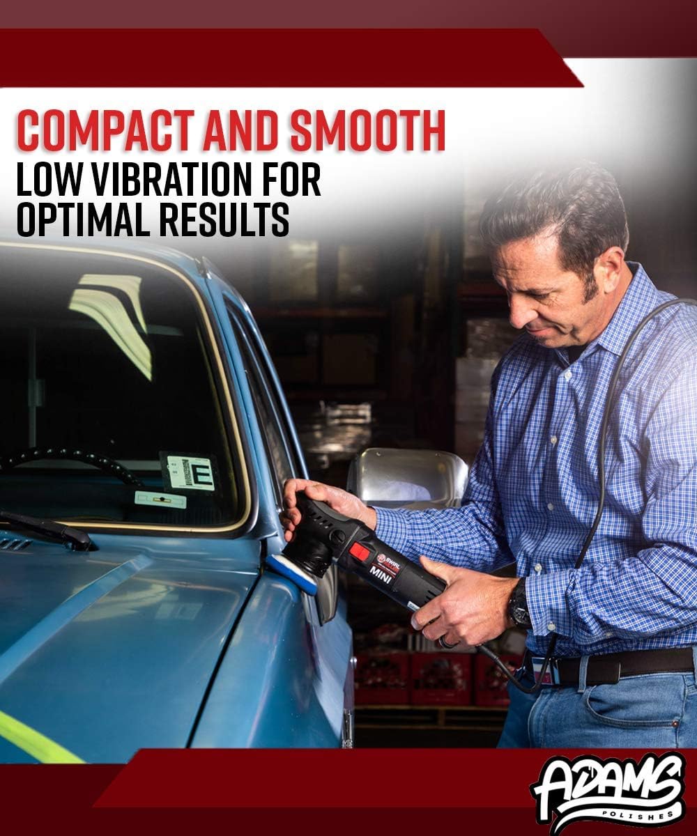 Adam&rsquo;s Swirl Killer 12mm Polisher - Orbital Polishing Paint Correcting Buffer Tool - Car Scratch Remover, Correcting Polish