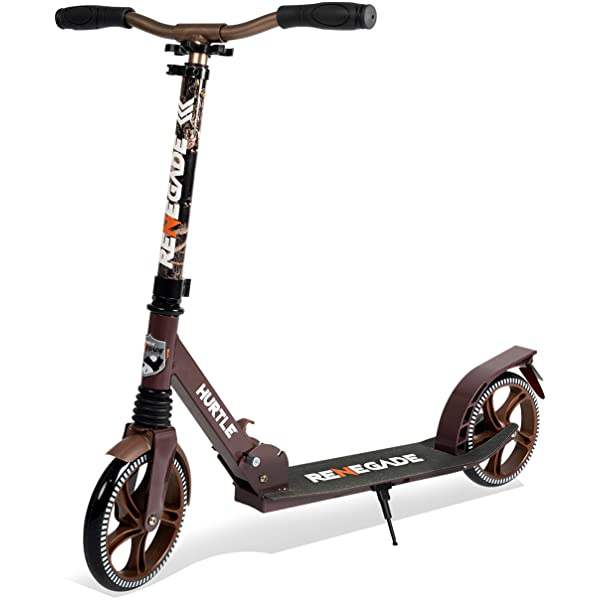 Hurtle Scooter &ndash; Scooter for Teenager &ndash; Kick Scooter &ndash; 2 Wheel Scooter with Adjustable T-Bar Handlebar &ndash