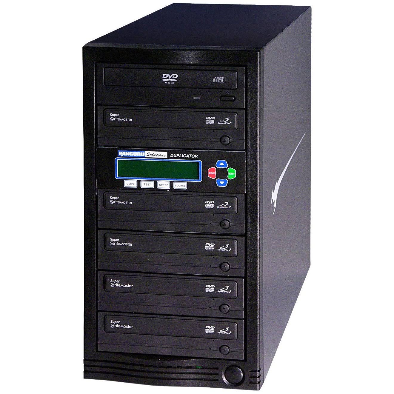 Kanguru DVD Duplicator 1 to 5 Target - DVD duplicator - external x5 - USB 2.0 - 24 (DVD)