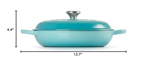 Le Creuset Enameled Cast Iron Signature Braiser, 3.5 qt., Marseille