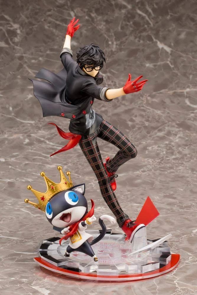 Persona 5 Dancing Star Night Hero and Morgana ARTFX J 1/8 Scale Figure