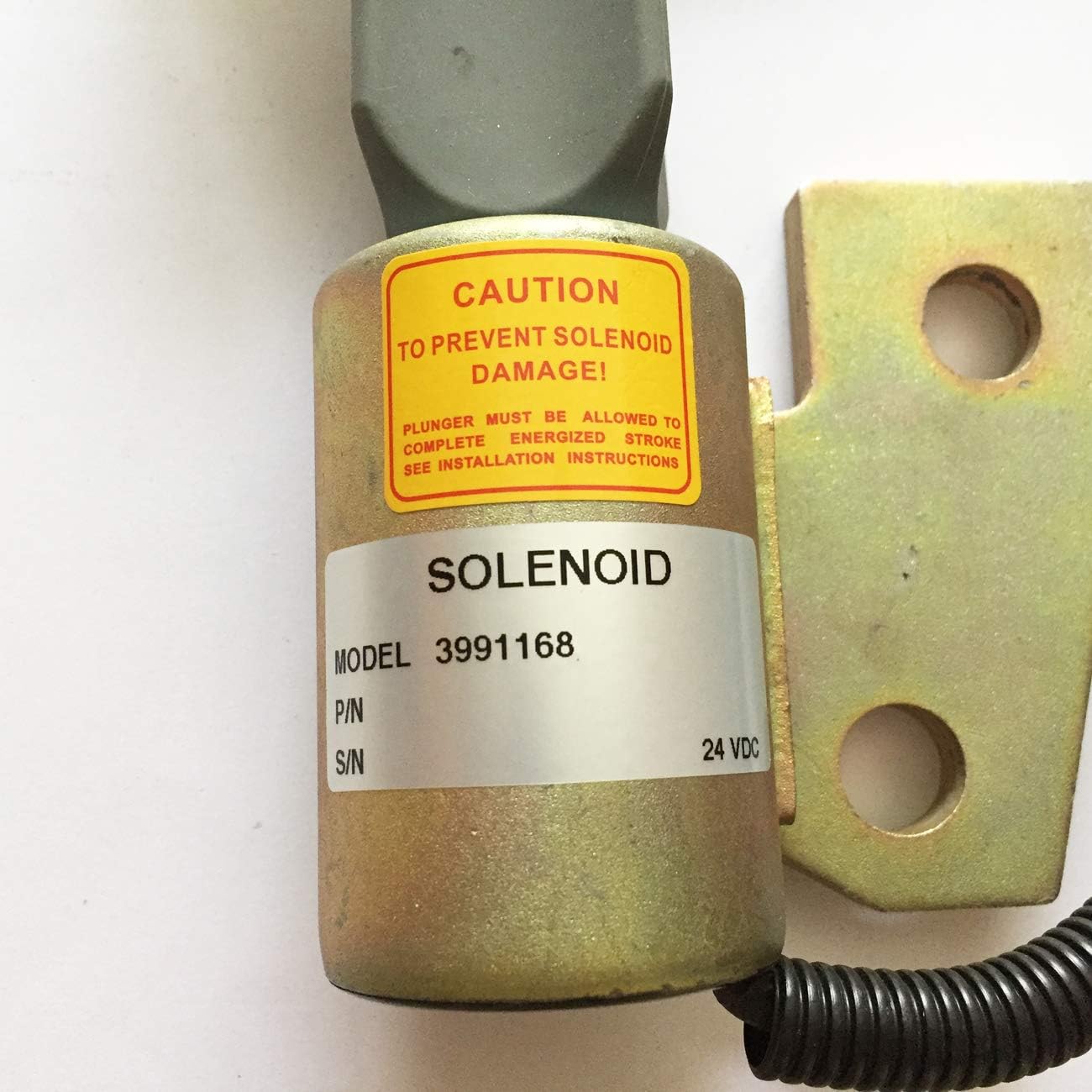 Blueview 24V Shut off solenoid, 3991168 stop solenoid SA-4941-24 for Cummins 4BT engine Pack of 2